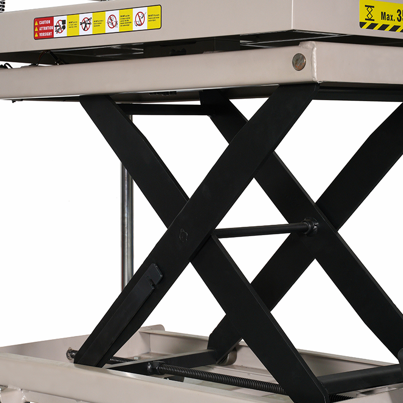 Carrello pesatore con piattaforma elevatrice manuale CPT300