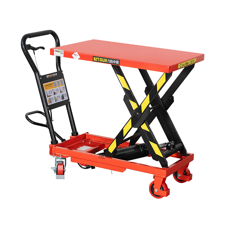 Carrello con piattaforma elevatrice manuale Carrello con piattaforma elevatrice manuale