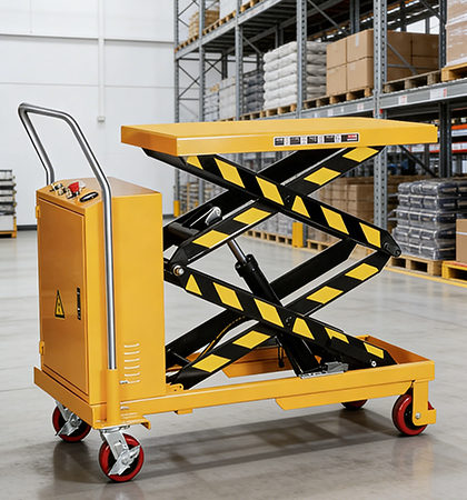 Veicolo con piattaforma elevatrice